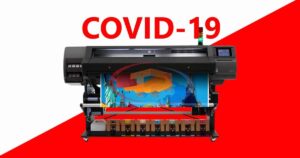 Chuẩn bị máy in HP Latex ứng phó dịch COVID-19